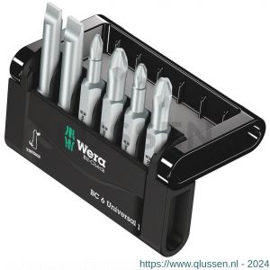 Wera Bit-Check 6 Universal 1 bit set 6 delig 05056474001