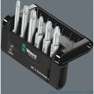 Wera Bit-Check 6 Universal 2 bit set 6 delig 05056473001