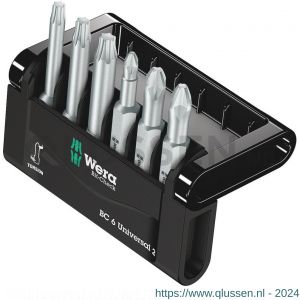 Wera Bit-Check 6 Universal 2 bit set 6 delig 05056473001