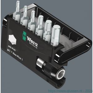 Wera Bit-Check 7 Hex-Plus 1 bit set inbus 7 delig 05056168001