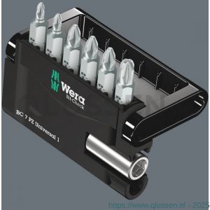 Wera Bit-Check 7 PZ Universal 1 bit set Pozidriv 7 delig 05056296001