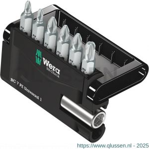 Wera Bit-Check 7 PZ Universal 1 bit set Pozidriv 7 delig 05056296001