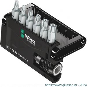 Wera Bit-Check 7 TX BO Universal 1 bit set Torx 7 delig 05056158001