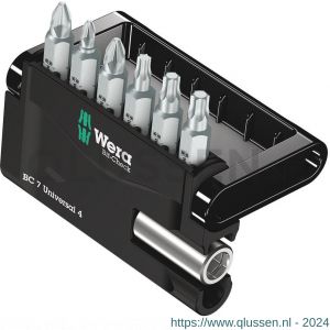 Wera Bit-Check 7 bitset Universal 4 bit set 7 delig 05135810001