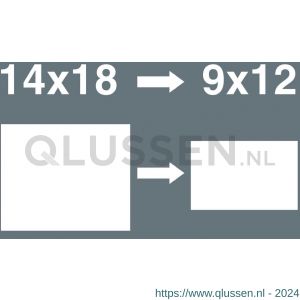 Wera 7779/2 insteekadapter 14x18 mm 14x18x9x12x52 mm 05078667001