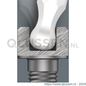 Wera 2052 Kraftform Micro binnenzeskant-kogelkop schroevendraaier 7/64 inch x 60 mm 05118106001