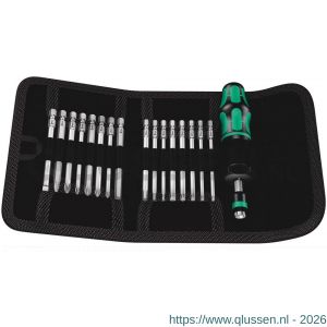 Wera Kraftform Kompakt 60 Torque 1 draaimomentschroevendraaier met bit set 1,2-3,0 Nm 17 delig 05059293001