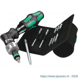 Wera Kraftform Kompakt Pistol RA 4 pistoolgreep met bits 13 delig 05051031001