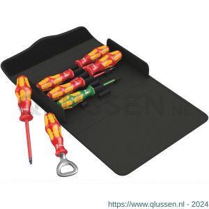 Wera Kraftform Plus 100 iS/7 VDE set 3 geisoleerde VDE Slim schroevendraaierset 7 delig 05136018001