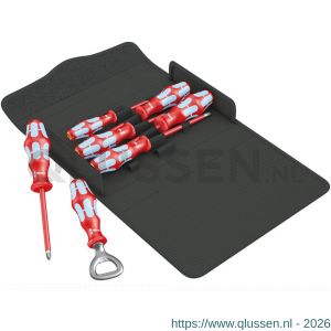 Wera Kraftform 3100 i/7 VDE set 1 geisoleerde schroevendraaierset RVS 7 delig 05022750001