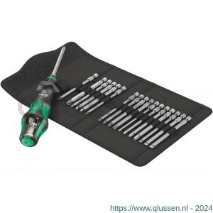 Wera Kraftform Kompakt Turbo Imperial 1 handhouder en wisselklingen set 19 delig 05057483001