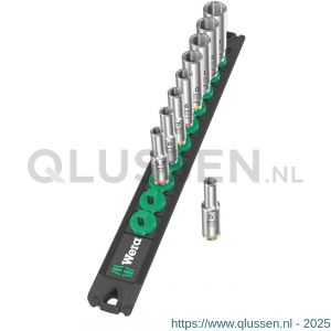 Wera Dop-magneetstrip A Deep 1 doppenset 1/4 inch aandrijving 9 delig 05005410001