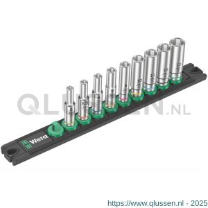 Wera Dop-magneetstrip A Deep 1 doppenset 1/4 inch aandrijving 9 delig 05005410001