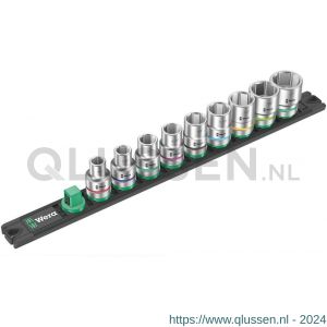 Wera Dop-magneetstrip C imperial 1 Zyklop doppenset 1/2 inch aandrijving in inch 9 delig 05005480001