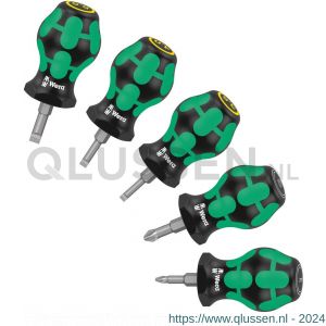 Wera Stubby set 2 schroevendraaierset 5 delig 05008871001