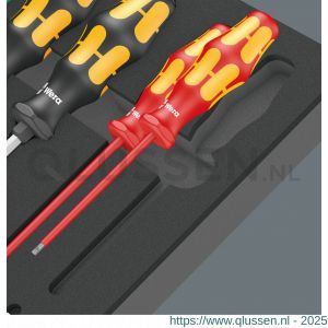 Wera 9710 schuimrubberen inzetstuk met schroevendraaiers set 1 18 delig 05150101001