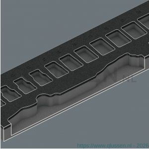 Wera 9722 schuimrubberen inzetstuk met 8000 C Zyklop ratel 1/2 inch set 1 31 delig 05150112001