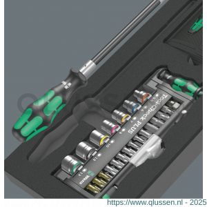 Wera 9750 schuimrubberen inzetstuk met Kraftform Kompakt en Tool-Check PLUS set 1 57 delig 05150150001