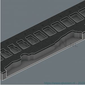 Wera 9822 schuimrubberen inzetstuk voor 8000 C Zyklop ratel 1/2 inch set 1 zonder gereedschap 344x30x392 mm 05137322001