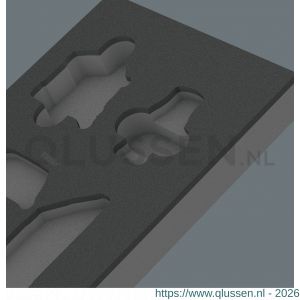Wera 9840 schuimrubberen inzetstuk voor stiftsleutels set 1 zonder gereedschap 172x30x392 mm 05137340001