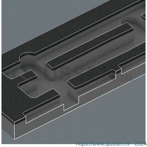 Wera 9882 schuimrubberen inzetstuk voor hamers set 1 zonder gereedschap 172x30x392 mm 05137382001