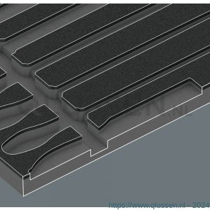 Wera 9883 schuimrubberen inzetstuk voor PFERD vijlen set 1 zonder gereedschap 344x30x392 mm 05137383001