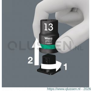 Wera Belt C Impaktor stoffen riem 9 delig zonder gereedschap 05003893001