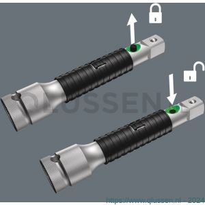 Wera 8796 SC Zyklop-verlengstuk dopsleutel Flexible-Lock met vrijloophuls kort voor 1/2 inch aandrijving 1/2 inch x 125 mm 05003642001
