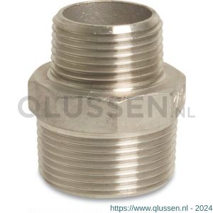 Mega Profec nummer 245 verloopnippel RVS 316 2 1/2 inch x 2 inch buitendraad 0080135