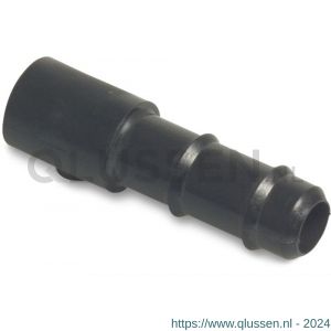 Bosta plug PP 16 mm barbed 4 bar zwart 0121619