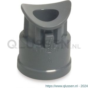 Bosta lijmzadel PVC-U 63 mm x 1/2 inch lijmzadel x binnendraad 10 bar grijs 0121871