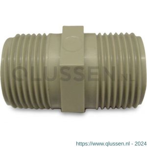 Bosta nippel PP 3/4 inch buitendraad 10 bar beige 0330423