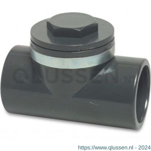 Bosta terugslagklep PVC-U 40 mm lijmmof 10 bar grijs type CARH 0360382