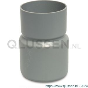 Bosta verloopsok PVC-U 80 mm x 60 mm lijmmof x lijm spie grijs 0360536