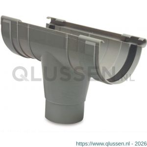 Bosta uitloopstuk PVC-U 125 mm x 80 mm manchet x verjonging grijs 0360706
