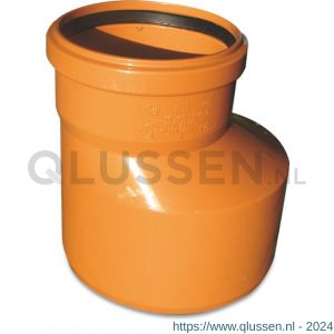 Bosta verloopmof excentrisch PVC-U 250 mm x 315 mm SN4 manchet x spie roodbruin 0370165