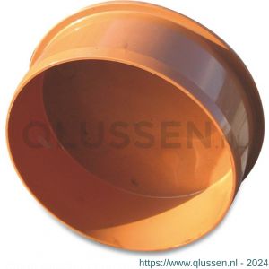 Bosta eindstop PVC-U 125 mm SN4 spie roodbruin 0370181