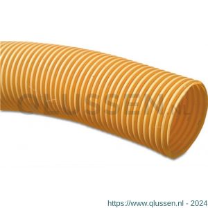 Bosta drainagebuis PVC-U 80 mm klikmof x glad geel 100 m type geperforeerd 0380013
