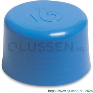 Bosta eindkap kunststof 50 mm mof blauw type gesloten 0380077