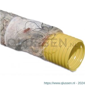 Bosta drainagebuis PVC-U 50 mm klikmof x glad geel 50 m type geperforeerd omhuld met PP450 0380085