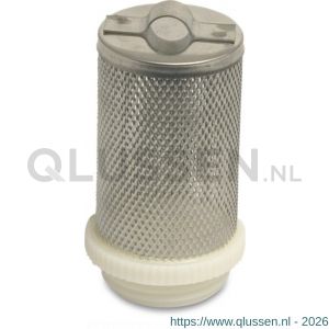 Mega losse korf RVS 304 1 inch buitendraad type met oog 0412127