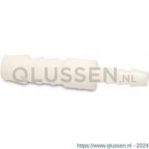 Bosta verbindingspijpje nylon 12 mm x 10 mm slangtule 16 bar wit 0440252