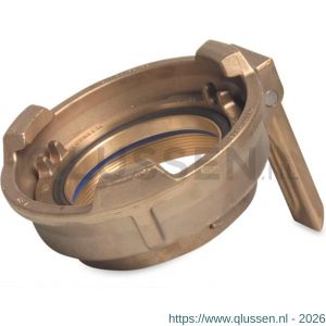 Bosta tankwagenkoppeling messing DN100 x 4 inch V-deel TW x binnendraad type TW en NW 0480042