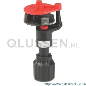 NaanDanJain rondsproeier kunststof 1/2 inch binnendraad 2,5 mm rood type 502-H 10 graden 0630017