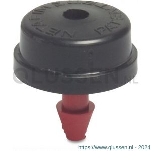 Netafim druppelaar insteek 2 L/h zwart-rood type knop 0680212