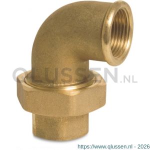 Mega nummer 96 knie koppeling 90 graden messing 1/2 inch binnendraad type conisch 0708816