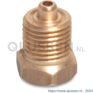 Mega Profec nummer 960 manometerverloopring messing 3/8 inch x 1/4 inch buitendraad x binnendraad 0708932