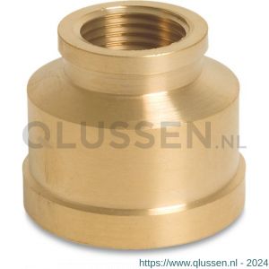 Mega Profec nummer 240 verloopsok messing 3/8 inch x 1/4 inch binnendraad 0710315