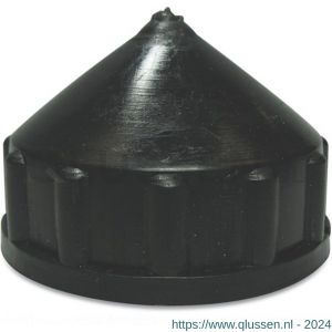 Bosta eindkap PVC-U 2 inch binnendraad zwart 0750049
