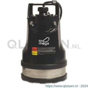 Mega dompelpomp gietijzer 1 inch buitendraad 230 V zwart type SPK 450 0930270